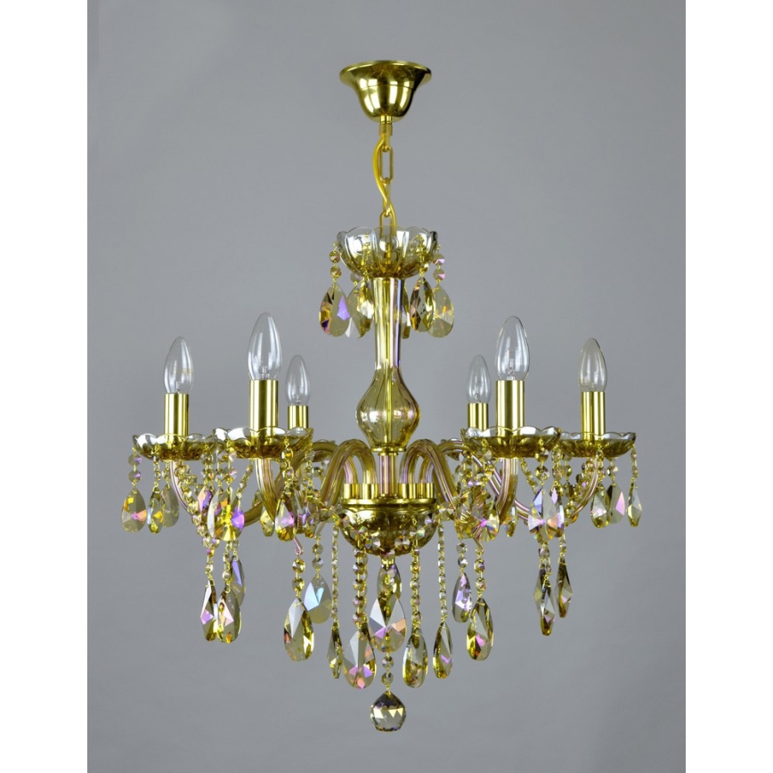 Wranovsky JWZ167061100 - Kristallleuchter an Kette CLARIT 6xE14/40W/230V
