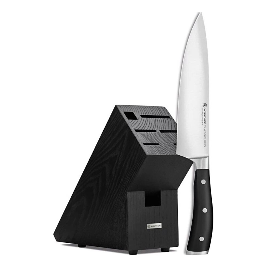 Wüsthof - Chefmesser CLASSIC IKON 20 cm im Ständer Buche/schwarz
