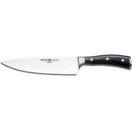 Wüsthof - CLASSIC IKON 3-teiliges Küchenmesserset, schwarz