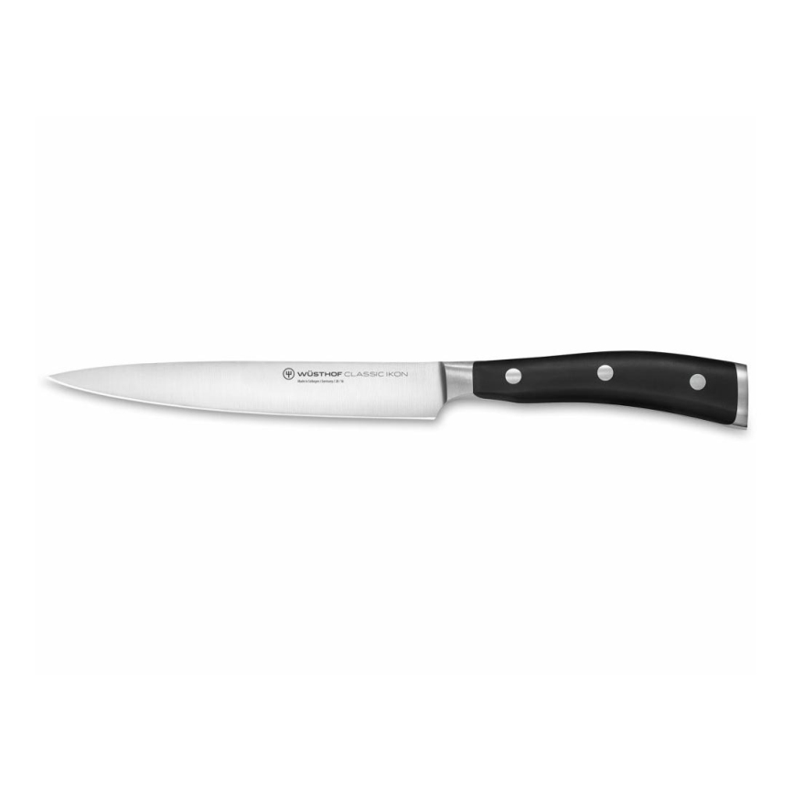 Wüsthof - Küchenmesser für Schinken CLASSIC IKON 16 cm schwarz