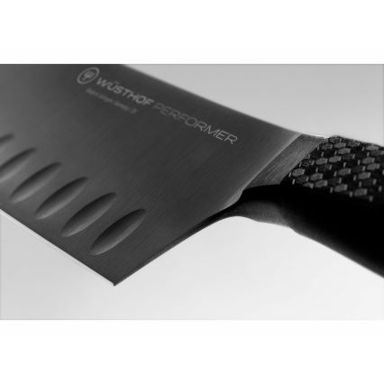 Wüsthof - Küchenmesser Santoku PERFORMER 17 cm schwarz