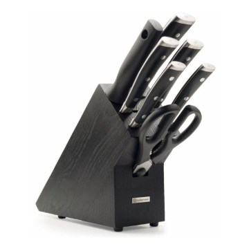 Wüsthof - Küchenmesserset im Block CLASSIC IKON 8-teilig Esche/Schwarz