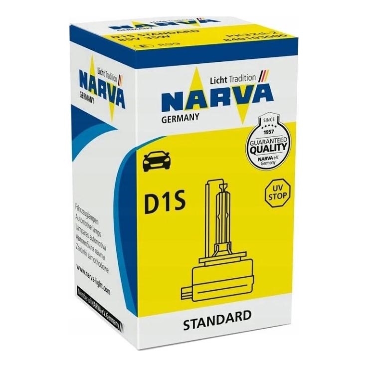Xenon-Autolampe D1S PK32D-2/35W/85V 4300K - Narva 84010NVAC1