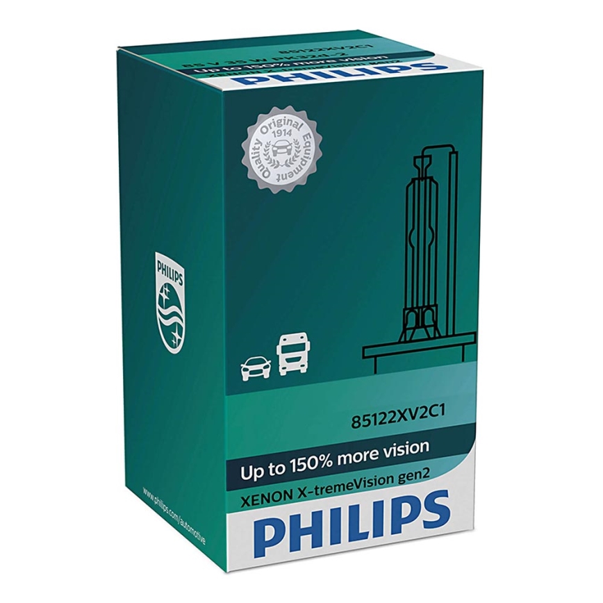 Xenon-Autolampe Philips XENON X-TREMEVISION 85415XV2C1 D1S PK32d-2/35W/85V 4800K