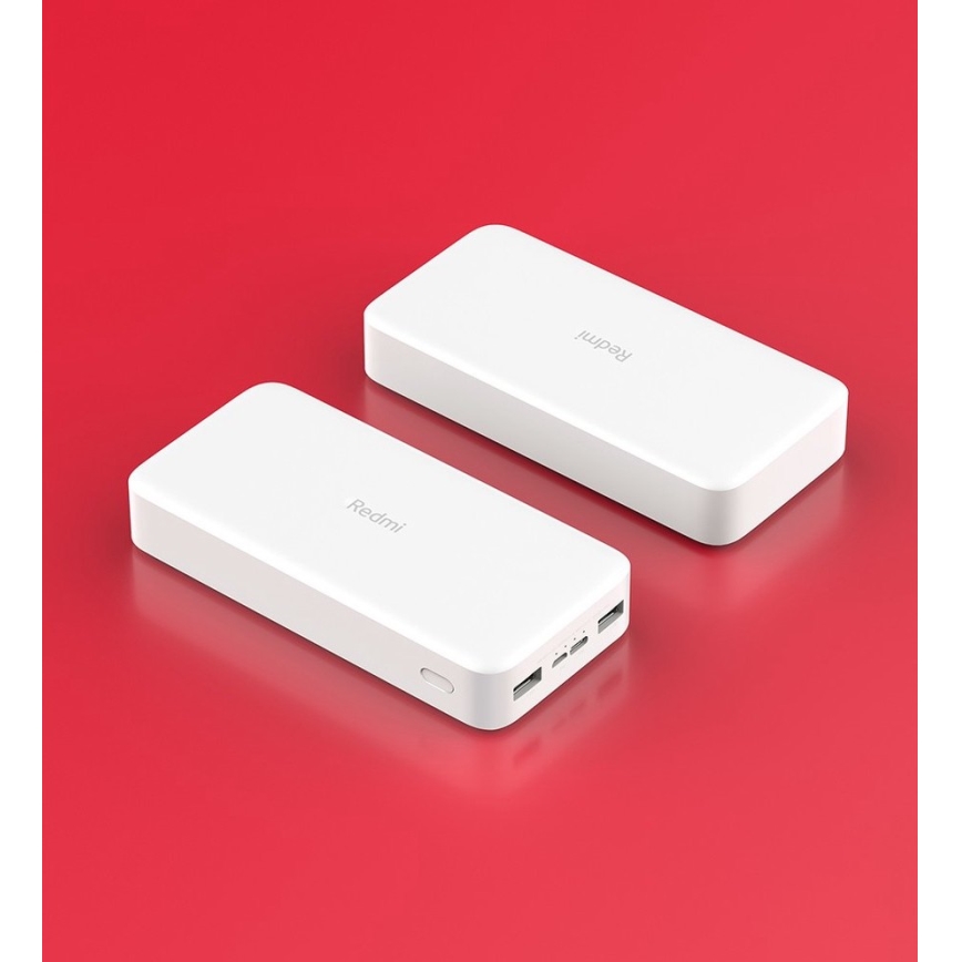 Xiaomi 20000 mAh Redmi 18W Schnellladung Power Bank Weiß
