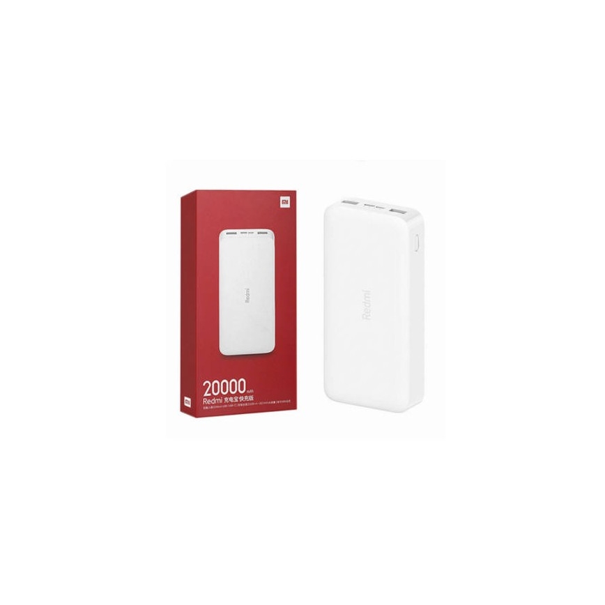 Xiaomi 20000 mAh Redmi 18W Schnellladung Power Bank Weiß