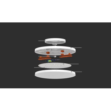 Xiaomi - LED Dimmbare Deckenleuchte MI LED/32W/230V Wi-Fi/Bluetooth