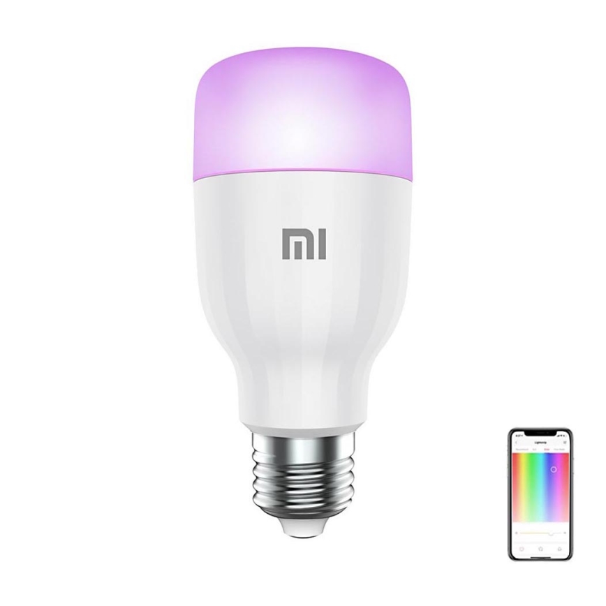 Xiaomi - LED-RGB-Dimmer-Glühbirne E27/9W/230V 1700-6500K