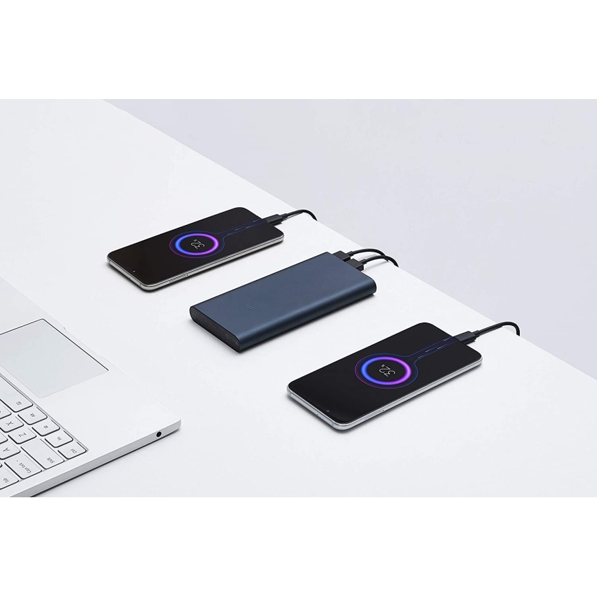 Xiaomi Mi PowerBank 3 Schnell-Ladung 10000mAh Silber