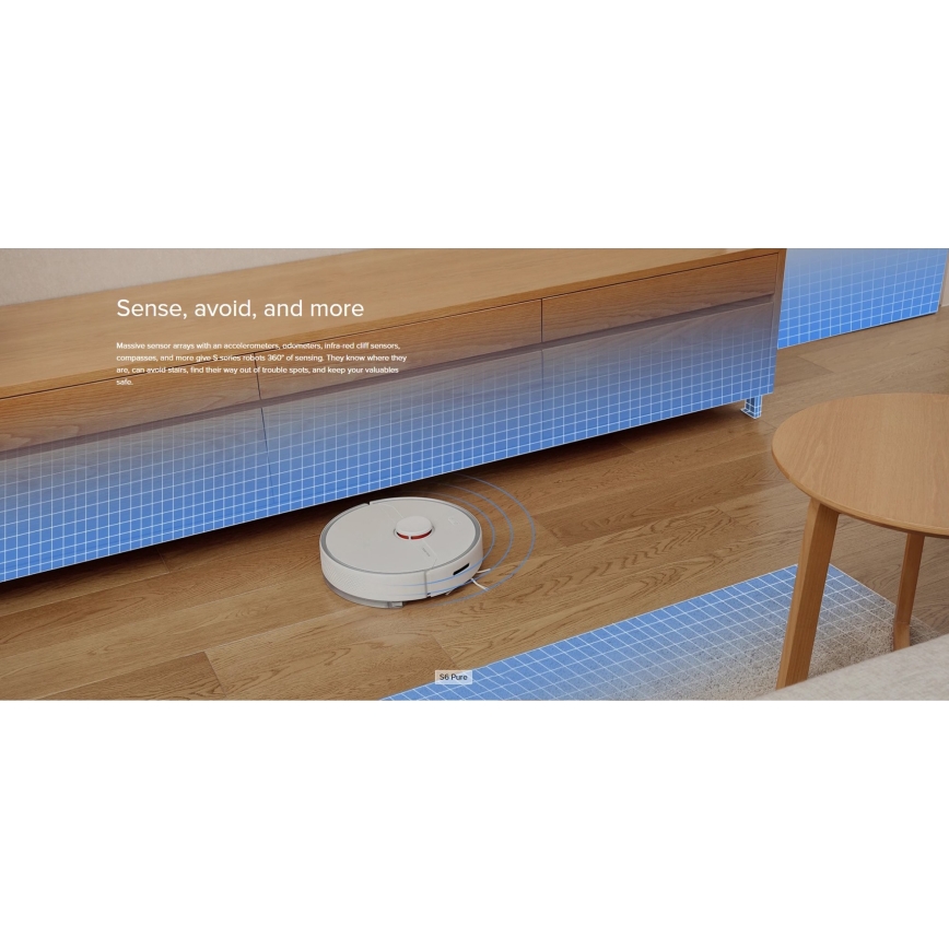 Xiaomi Smart Roborock S6 Pure 58W Wi-Fi weiß