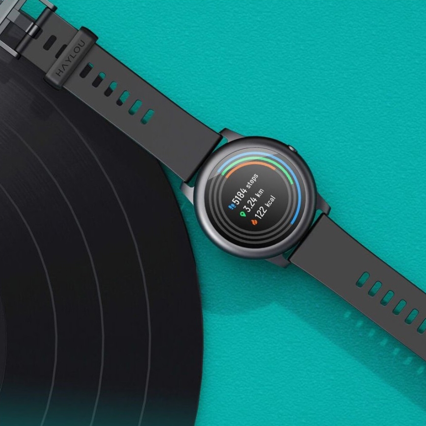 Xiaomi - Smartwatch HAYLOU LS05 Solar Bluetooth IP68 schwarz |  Beleuchtung.de