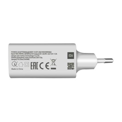 Xiaomi - USB-Steckdosenadapter QUICK 18W/230V weiß