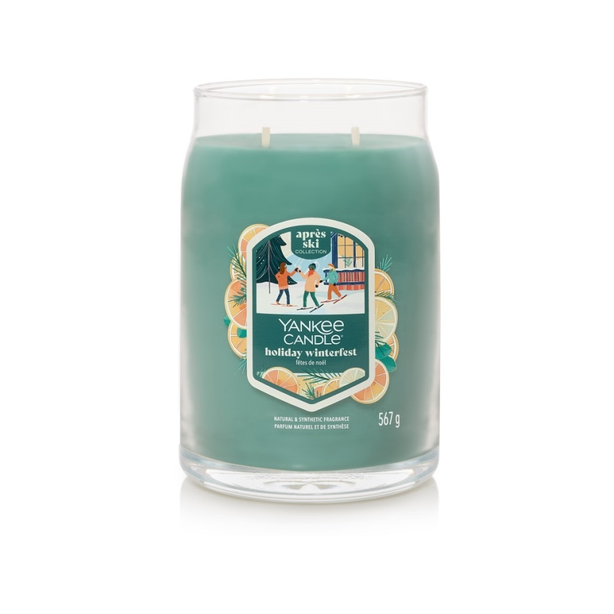 Yankee Candle - Duftkerze HOLIDAY WINTERFEST groß 567g 60-90 Std.