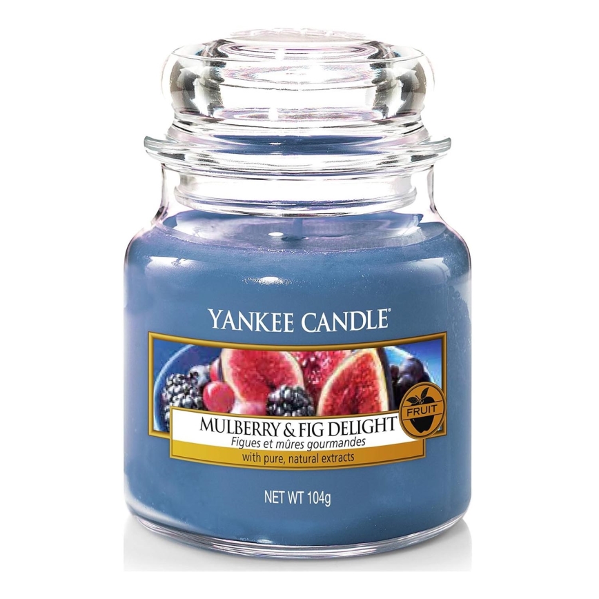 Yankee Candle - Duftkerze MULBERRY & FIG DELIGHT klein 104g 20-30 Stunden