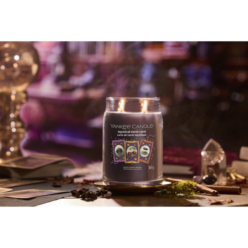 Yankee Candle - Duftkerze MYSTICAL TAROT CARD, groß, 567g, Brenndauer 60–90 Stunden
