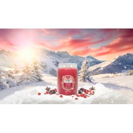 Yankee Candle - Duftkerze SANTA ON SKIS groß 567g 60-90 Std.