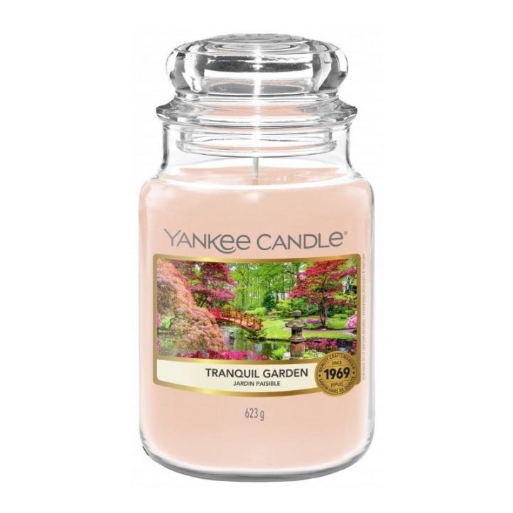 Yankee Candle - Duftkerze TRANQUIL GARDEN groß 623g 110-150 Stunden