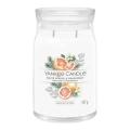 Yankee Candle - Duftkerze WHITE SPRUCE & GRAPEFRUIT groß 567g 60-90 Std.