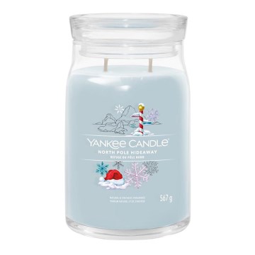 Yankee Candle - Große Duftkerze NORTH POLE HIDEAWAY 567 g 60-90 Std.