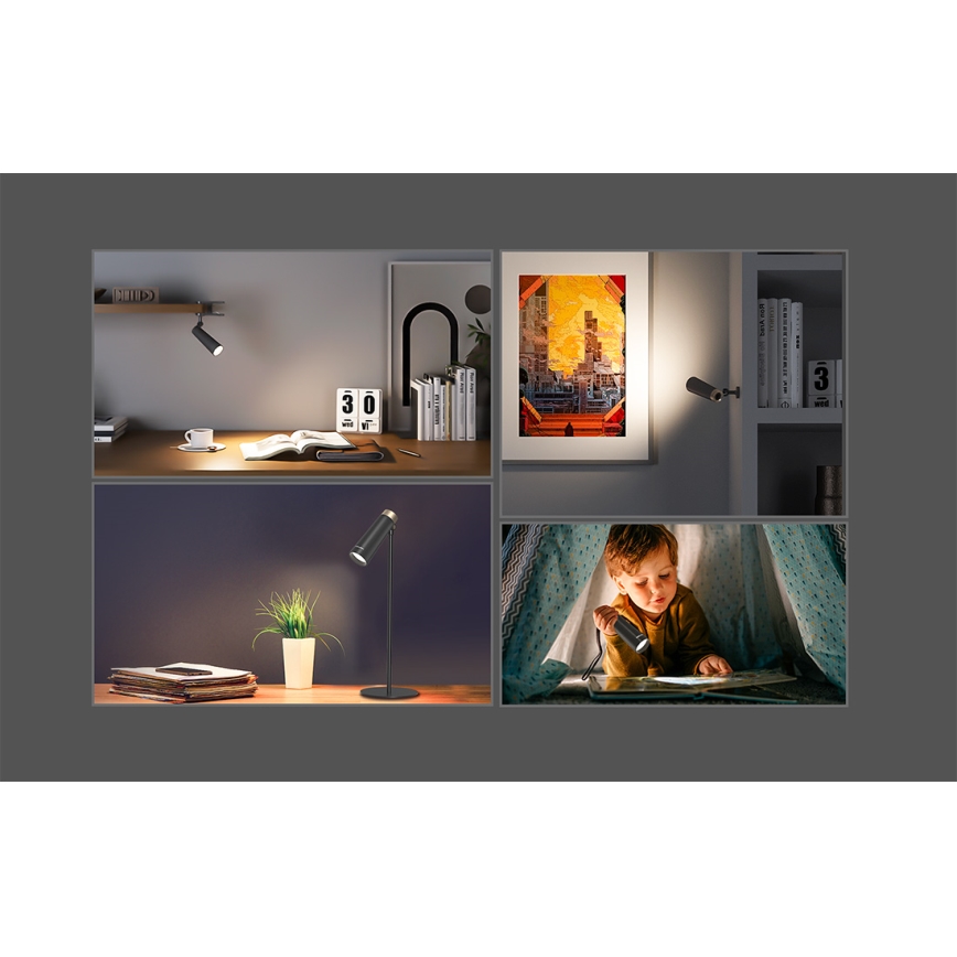 Yeelight - LED dimmbare wiederaufladbare Schreibtischlampe 4in1 LED/5W/1800 mAh IP50