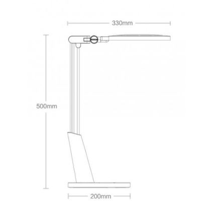 Yeelight - LED dimmbare Tischleuchte SERENE LED/15W/230V Wi-Fi Ra95