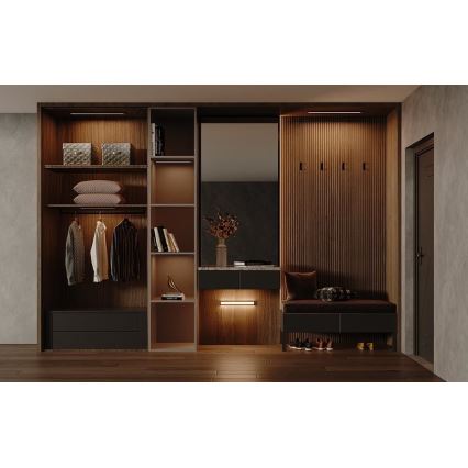 Yeelight - LED dimmbares, wiederaufladbares Möbellicht mit Sensor LED/2,4W/2200 mAh 2700K 60 cm Silber