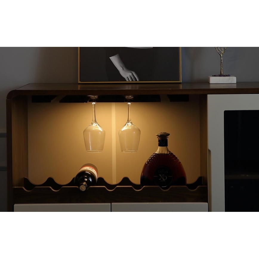 Yeelight - LED dimmbares, wiederaufladbares Möbellicht mit Sensor LED/2,4W/2200 mAh 2700K 60 cm Silber