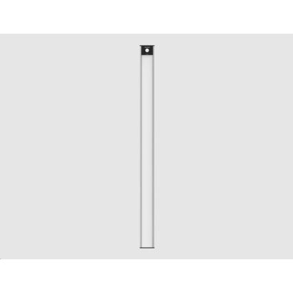 Yeelight - LED dimmbares, wiederaufladbares Möbellicht mit Sensor LED/2,4W/2200 mAh 2700K 60 cm Silber