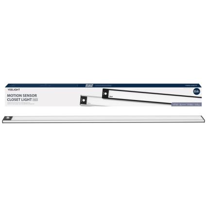 Yeelight - LED dimmbares, wiederaufladbares Möbellicht mit Sensor LED/2,4W/2200 mAh 2700K 60 cm Silber