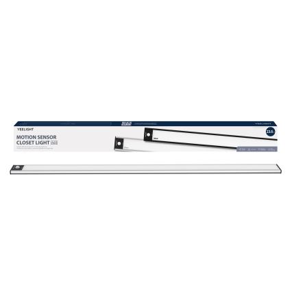 Yeelight - LED dimmbares, wiederaufladbares Möbellicht mit Sensor LED/2,4W/2200 mAh 4000K 60 cm Silber