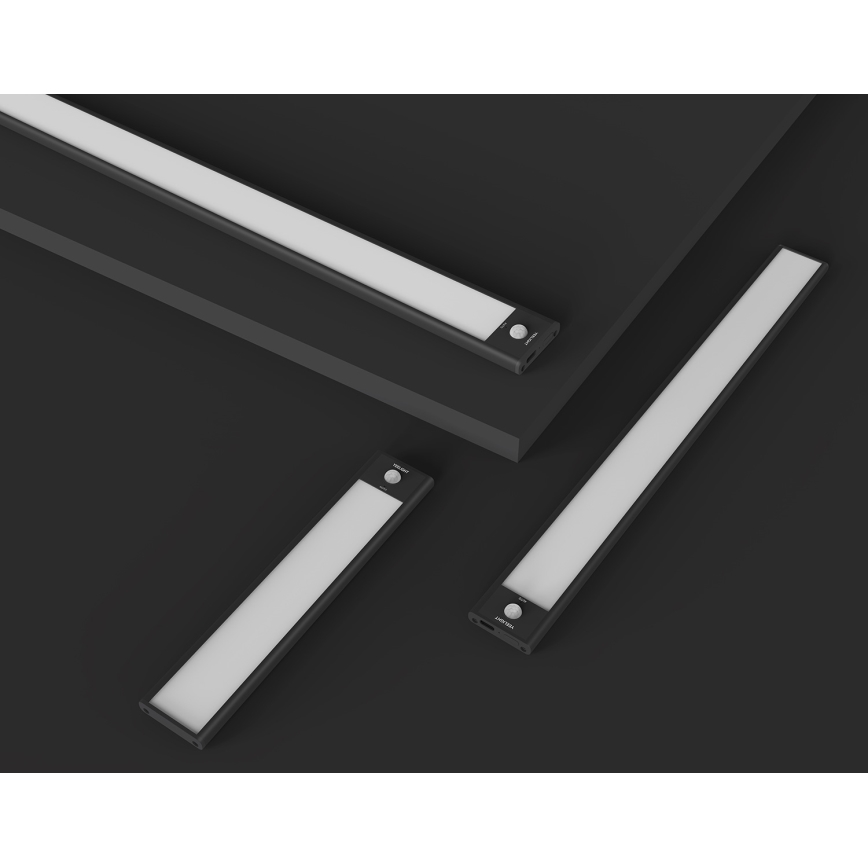 Yeelight - LED dimmbares, wiederaufladbares Möbellicht mit Sensor LED/2,3W/1500 mAh 4000K 40 cm schwarz