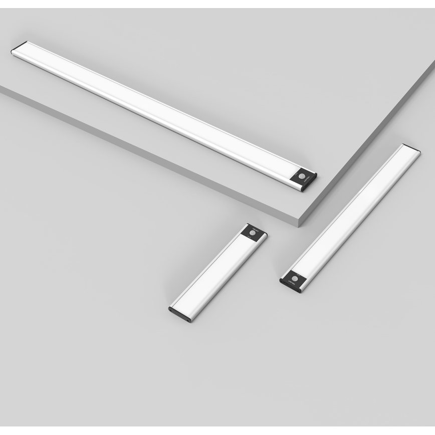 Yeelight - LED dimmbares, wiederaufladbares Möbellicht mit Sensor LED/2,3W/1500 mAh 4000K 40 cm silber
