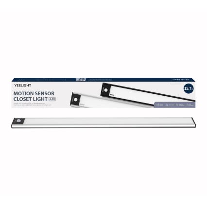 Yeelight - LED dimmbares, wiederaufladbares Möbellicht mit Sensor LED/2,3W/1500 mAh 4000K 40 cm silber