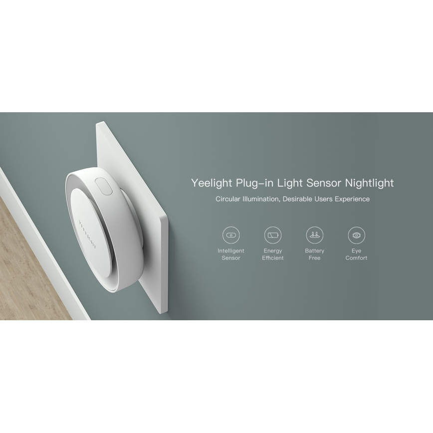 Yeelight - LED-Nachtlicht mit Sensor PLUGIN LED/0,5W/230V