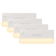 Yeelight - SET 4x LED-Möbelbeleuchtung mit Sensor LED/0,15W/5V 2700K
