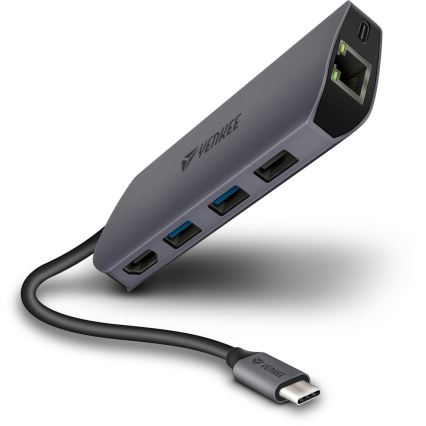 Yenkee – Adapter mit mehreren Anschlüssen 8in1 USB Typ C