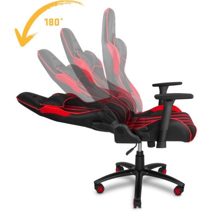 Yenkee – Gaming-Stuhl schwarz/rot