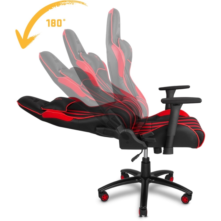 Yenkee – Gaming-Stuhl schwarz/rot