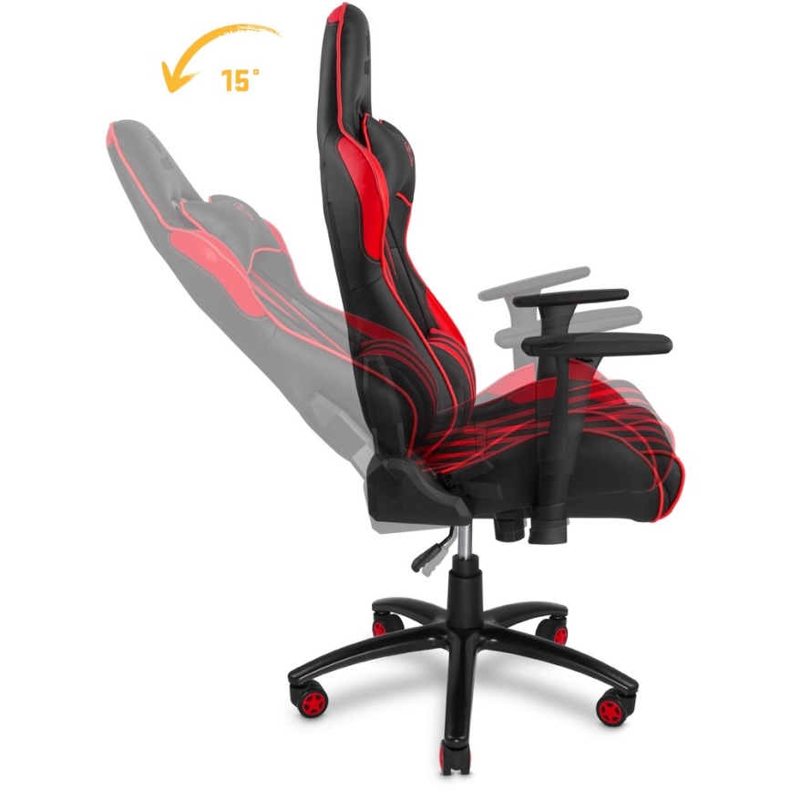 Yenkee – Gaming-Stuhl schwarz/rot