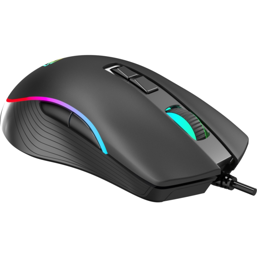 Yenkee – LED RGB Gaming Maus 4800 DPI 9 Tasten schwarz