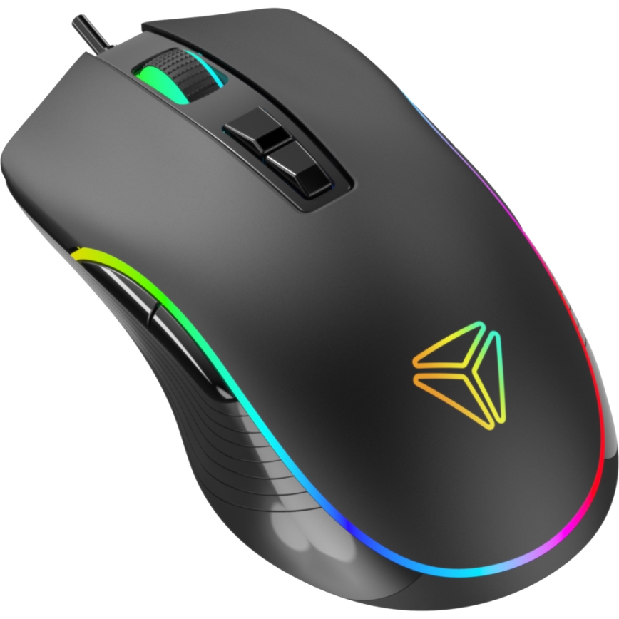 Yenkee – LED RGB Gaming Maus 4800 DPI 9 Tasten schwarz