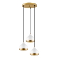 YILDO Hängeleuchte 3xE27/40W/230V weiß/Gold