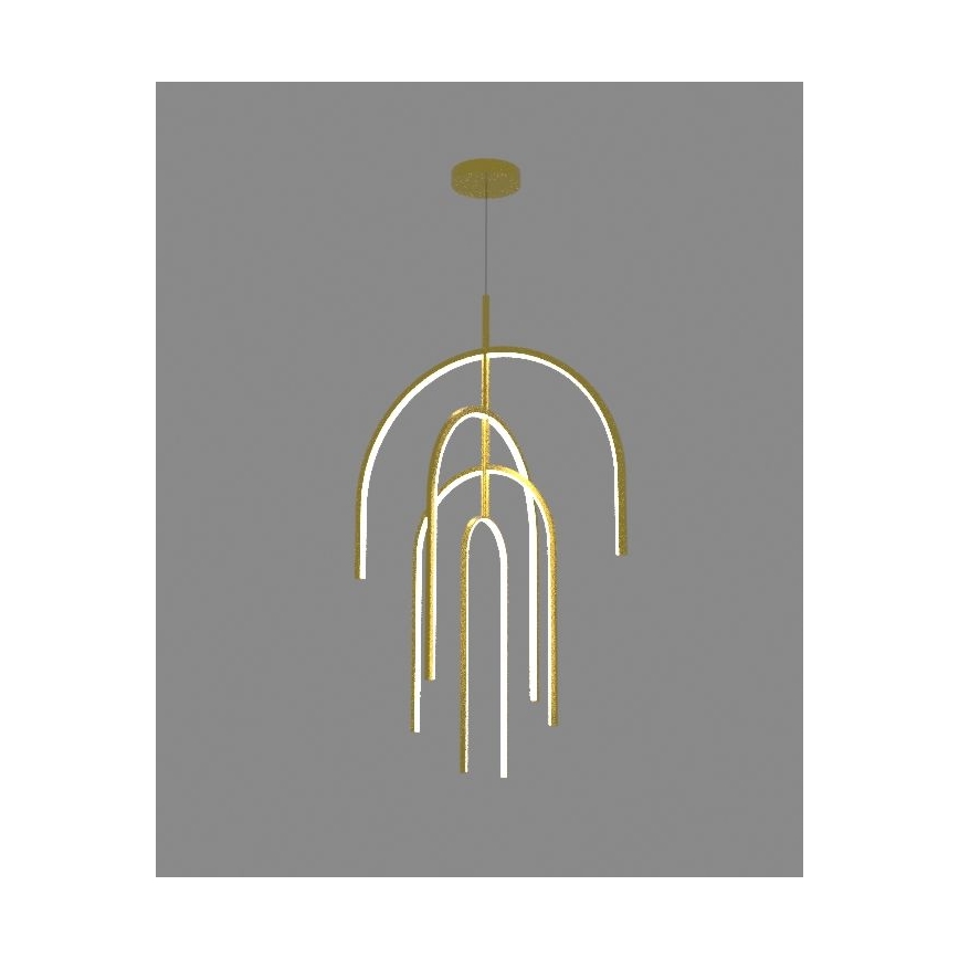 Zambelis 1933 - Dimmbare LED-Hängeleuchte an Schnur LED/96W/230V golden