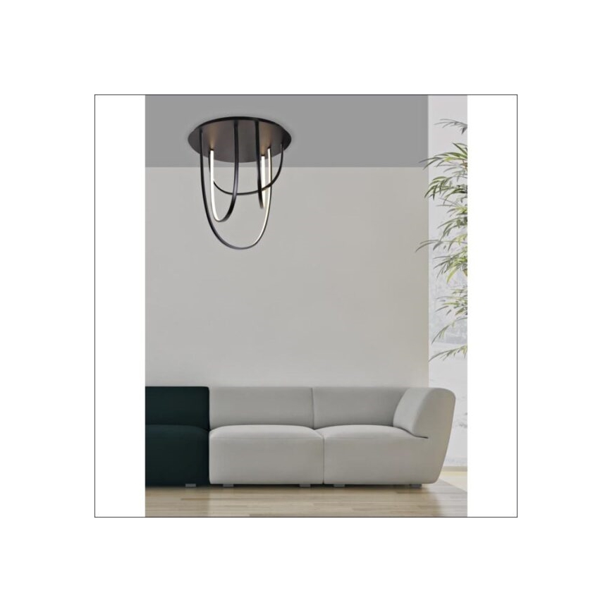 Zambelis 1951 - Dimmbare LED-Aufbauleuchte LED/80W/230V schwarz