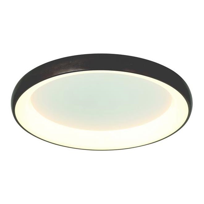 Zambelis 2059 - Dimmbare LED-Deckenleuchte LED/60W/230V d 80 cm braun