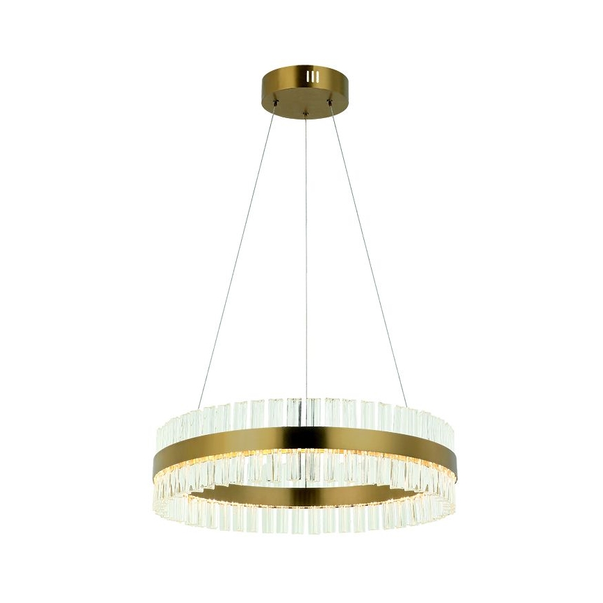 Zambelis 22039 - Dimmbare LED-Hängeleuchte an Schnur LED/56W/230V golden