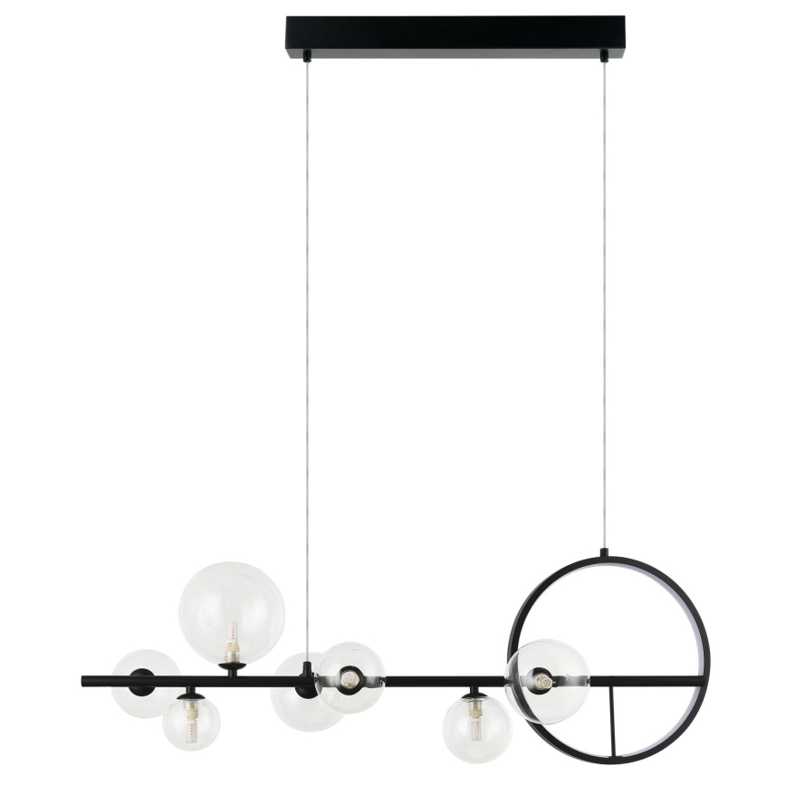 Zambelis 22063 - Dimmbare LED-Hängeleuchte an Schnur LED/14W + 7xG9/7W/230V