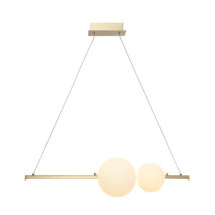 Zambelis 22108 - LED dimmbare Hängeleuchte an Kabel LED/11W/230V gold