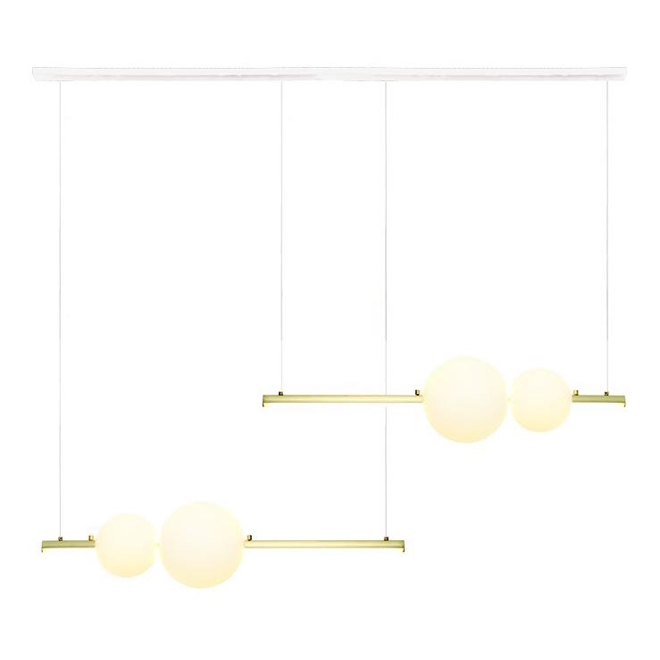Zambelis 22235 - Dimmbare LED-Hängeleuchte an Schnur LED/22W/230V golden