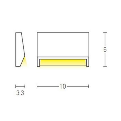 Zambelis E181 - LED-Outdoor-Treppenbeleuchtung LED/1,5W/230V IP54 anthrazit